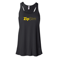 Women's ZipSlim Black Tank