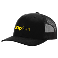 ZipSlim Black Trucker Hat