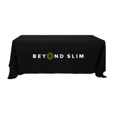 Beyond Slim Black Table Cloth