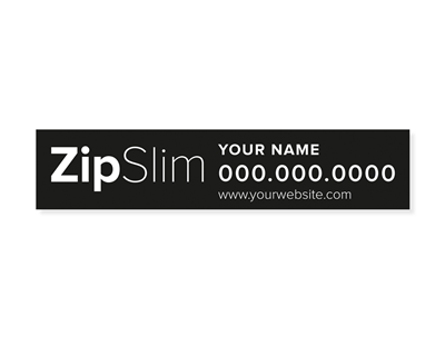 Zip Slim 28 x 6 Window Decals